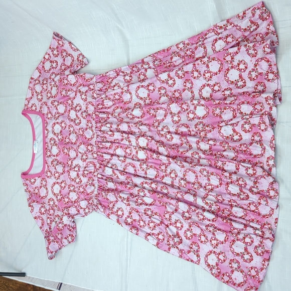 Enchanted Dress Shop, pink heart dress, women's 3XL, - Picture 4 of 11